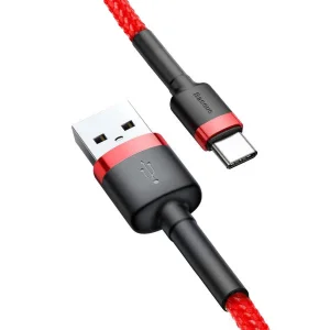 کابل تبدیل USB به USB-C باسئوس مدل Cafule طول 0.5 متر