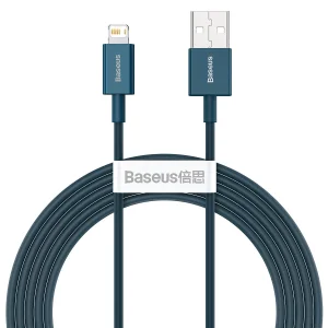 کابل تبدیل USB به لایتنینگ باسئوس مدل Superior طول 2 متر
