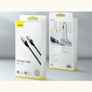کابل تبدیل USB-C به لایتنینگ باسئوس مدل CATLYY-01 طول 1 متر