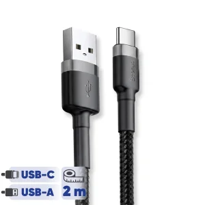 کابل تبدیل USB به USB-C باسئوس  مدل CATKLF-CG1 Cafule طول 2 متر