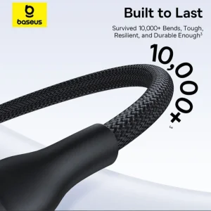 کابل تبدیل USB-C به لایتنینگ/USB-C بیسوس مدل Flash Series 3 100W طول 1.5 متر