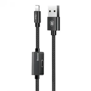 کابل تبدیل USB به لایتنینگ باسئوس مدل CALYU-01 طول 1 متر