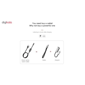 کابل تبدیل USB به لایتنینگ باسئوس مدل CALYU-01 طول 1 متر