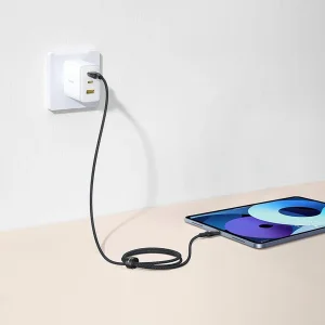 کابل تبدیل USB-C به لایتنینگ بیسوس مدل Discolor Series 20W طول 2 متر