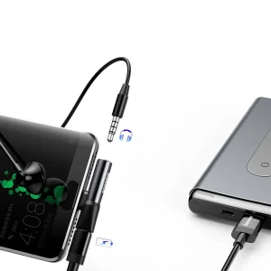 مبدل usb- C به AUX باسئوس مدل CATL-01