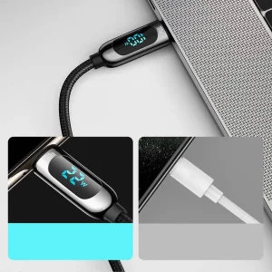 کابل تبدیل USB-C بیسوس مدل Display Fast Charging-100W طول 1 متر