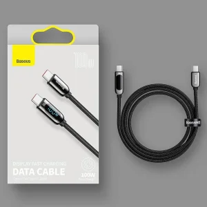 کابل تبدیل USB-C بیسوس مدل Display Fast Charging-100W طول 1 متر