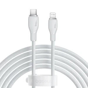 کابل تبدیل USB-C به لایتنینگ بیسوس مدل  Pudding P10355701221  طول 2 متری