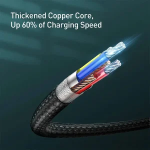 کابل تبدیل USB-C به لایتنینگ باسئوس مدل CATLRD-01 طول 1.3 متر