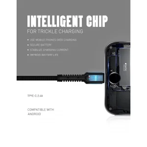 کابل تبدیل USB به USB-C الدینیو مدل LS64 طول 2 متر