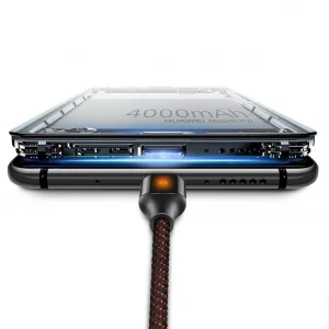 کابل تبدیل USB به USB-C باسئوس مدل X-SHAPED light cable طول 1 متر