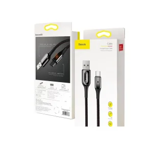 کابل تبدیل USB به USB-C باسئوس مدل X-SHAPED light cable طول 1 متر