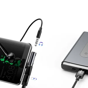 مبدل USB-C به USB-C/AUX باسئوس مدل CATL41