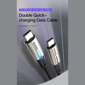 کابل USB-C   باسئوس مدل CATSD-J طول 1 متر