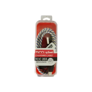 کابل تبدیل USB به USB-C تسکو مدل TCC203 طول 1 متر‎
