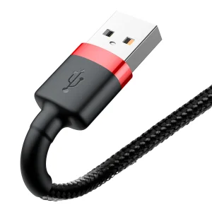 کابل تبدیل USB به لایتنینگ باسئوس مدل CALKLF-C19 Cafule طول 2 متر