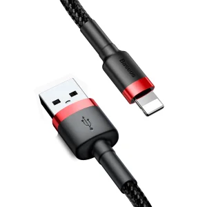 کابل تبدیل USB به لایتنینگ باسئوس مدل CALKLF-C19 Cafule طول 2 متر