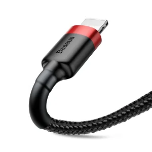 کابل تبدیل USB به لایتنینگ باسئوس مدل CALKLF-C19 Cafule طول 2 متر