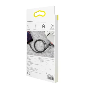 کابل تبدیل USB به لایتنینگ باسئوس مدل CALKLF-C19 Cafule طول 2 متر