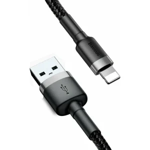 کابل تبدیل USB به لایتنینگ باسئوس مدل CALKLF-C19 Cafule طول 2 متر