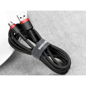 کابل تبدیل USB به microUSB باسئوس مدل CAMKLF طول 2 متر