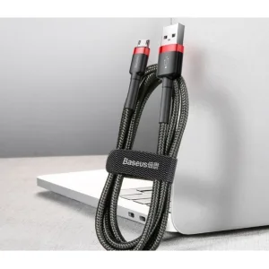 کابل تبدیل USB به microUSB باسئوس مدل CAMKLF طول 2 متر