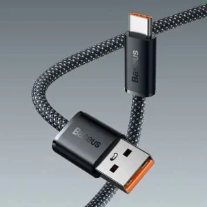 کابل تبدیل USB به USB-C بیسوس مدل Dynamic Series 100W طول 1 متر