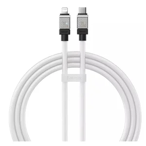 کابل تبدیل USB-C به لایتنینگ بیسوس مدل cakw000002 طول 1 متر