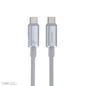 کابل تبدیل USB-C یوسمز مدل US-SJ660 100W طول 1.2 متر