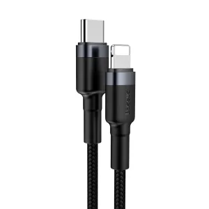 کابل تبدیل USB-C به لایتنینگ باسئوس مدل CATLKLF-G1 Cafule طول 1 متر