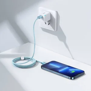کابل USB-C به لایتنینگ باسئوس مدل Crystal Shine Series 20W طول 1.2 متر