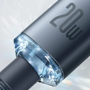 کابل USB-C به لایتنینگ باسئوس مدل Crystal Shine Series 20W طول 1.2 متر