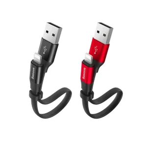 کابل تبدیل USB به لایتنینگ باسئوس مدل Nimble CALMBJ-B91 طول 0.23 متر