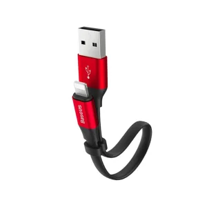 کابل تبدیل USB به لایتنینگ باسئوس مدل Nimble CALMBJ-B91 طول 0.23 متر