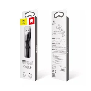 کابل تبدیل USB به لایتنینگ باسئوس مدل Nimble CALMBJ-B91 طول 0.23 متر