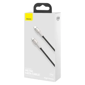 کابل تبدیل USB-C باسئوس مدل Metal Data Cable-100W طول 2 متر