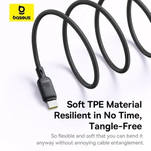 کابل USB-C بیسوس مدل Pudding Series طول 1.5 متر