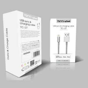 کابل تبدیل USB به لایتنینگ تسکو مدل TC i27 طول 1 متر