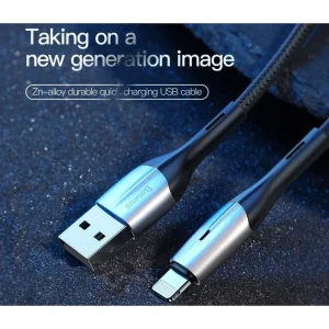 کابل تبدیل USB به لایتنینگ باسئوس مدل CALSP-C01 طول 2 متر