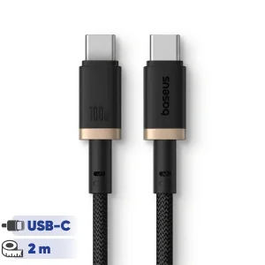 کابل USB-C بیسوس مدل Dura Series 100W طول 2 متر