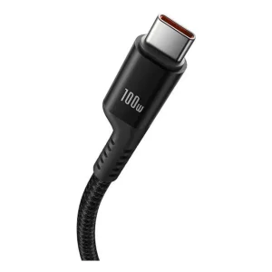 کابل تبدیل USB-C بیسوس مدل Fish-Eye 100W طول 1 متر
