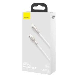 کابل تبدیل USB-C به لایتنینگ باسئوس مدل CATLJK-B0 طول 2 متر