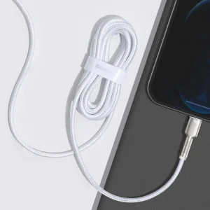 کابل تبدیل USB-C به لایتنینگ باسئوس مدل CATLJK-B0 طول 2 متر