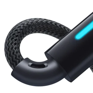 کابل تبدیل USB-C به لایتنینگ بیسوس مدل Lit Button-Control 20W طول 2 متر