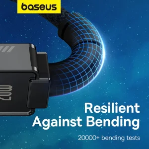 کابل تبدیل USB-C به لایتنینگ بیسوس مدل B-P103 طول 1 متر