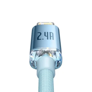 کابل USB به لایتنینگ باسئوس مدل  Crystal Shine Series طول 2 متر