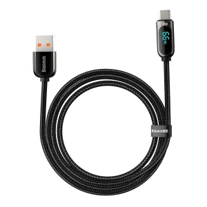 کابل تبدیل USB به USB-C باسئوس مدل Digital Display 66w طول 1 متر