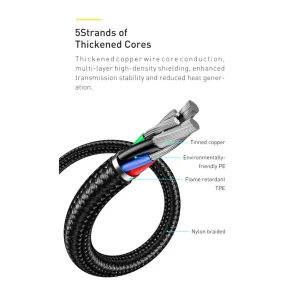 کابل تبدیل USB به USB-C باسئوس مدل Digital Display 66w طول 1 متر
