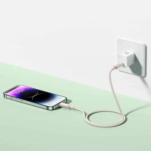 کابل تبدیل USB-C به لایتنینگ بیسوس مدل Habitat Series 20W PD طول 2 متر