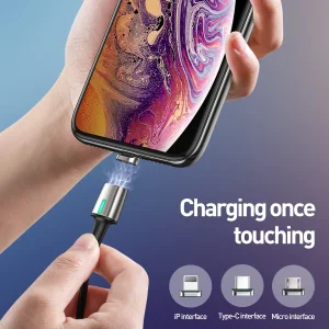کابل تبدیل USB به لایتنینگ باسئوس مدل CALXC-B01 طول 2 متر